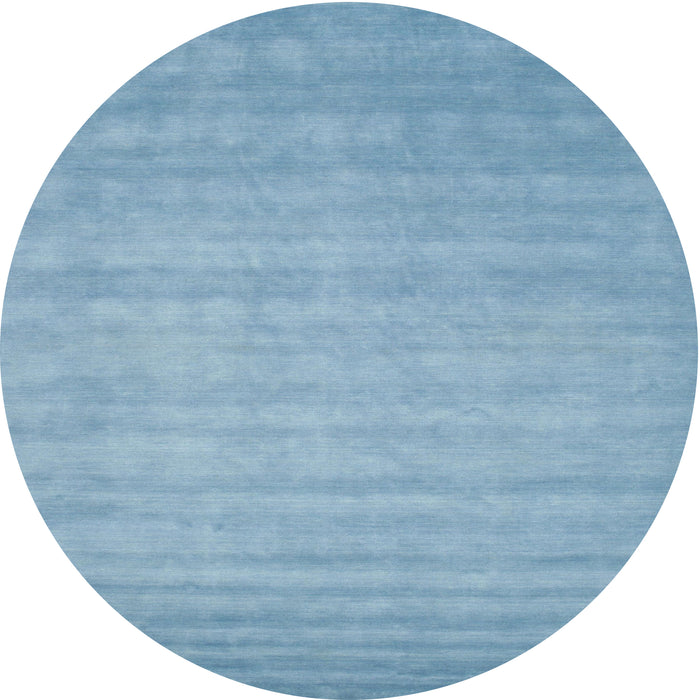 Sideview of Contemporary Denim Blue Modern Rug, con20