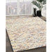 Contemporary Light French Beige Brown Solid Rug in Family Room, con2100