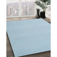 Contemporary Jeans Blue Modern Rug, con2102