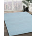 Machine Washable Contemporary Jeans Blue Rug in a Family Room, wshcon2102