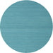 Sideview of Contemporary Light Sea Green Modern Rug, con2103