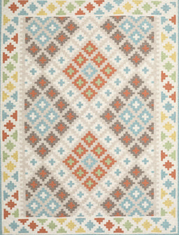 Contemporary Camel Brown Southwestern Rug, con2107