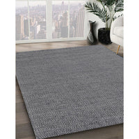 Contemporary Dark Gray Modern Rug, con2109