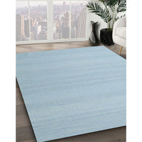 Contemporary Jeans Blue Modern Rug, con2111