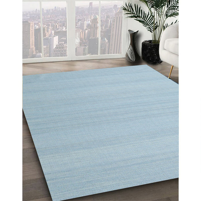 Machine Washable Contemporary Jeans Blue Rug in a Family Room, wshcon2111