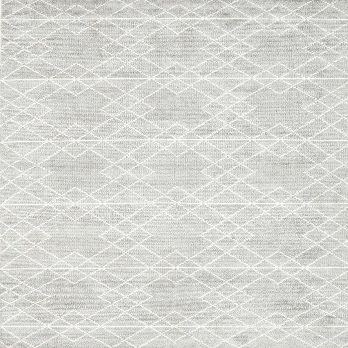 Sideview of Machine Washable Contemporary Platinum Gray Rug, wshcon2112