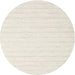 Sideview of Contemporary Desert Sand Beige Solid Rug, con2116