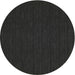 Sideview of Contemporary Charcoal Black Modern Rug, con211