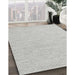 Machine Washable Contemporary Gunmetal Gray Rug in a Family Room, wshcon2120