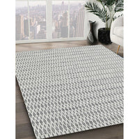 Contemporary Gunmetal Gray Modern Rug, con2126