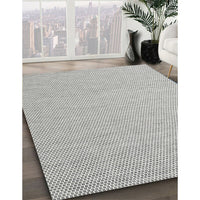 Contemporary Dark White Beige Modern Rug, con2129