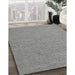 Machine Washable Contemporary Gray Rug in a Family Room, wshcon2131