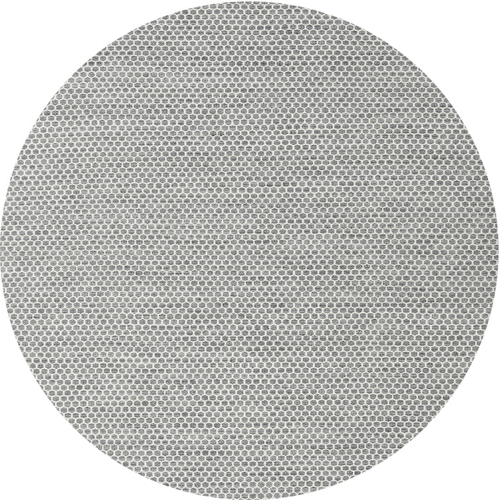 Sideview of Contemporary Gray Modern Rug, con2138