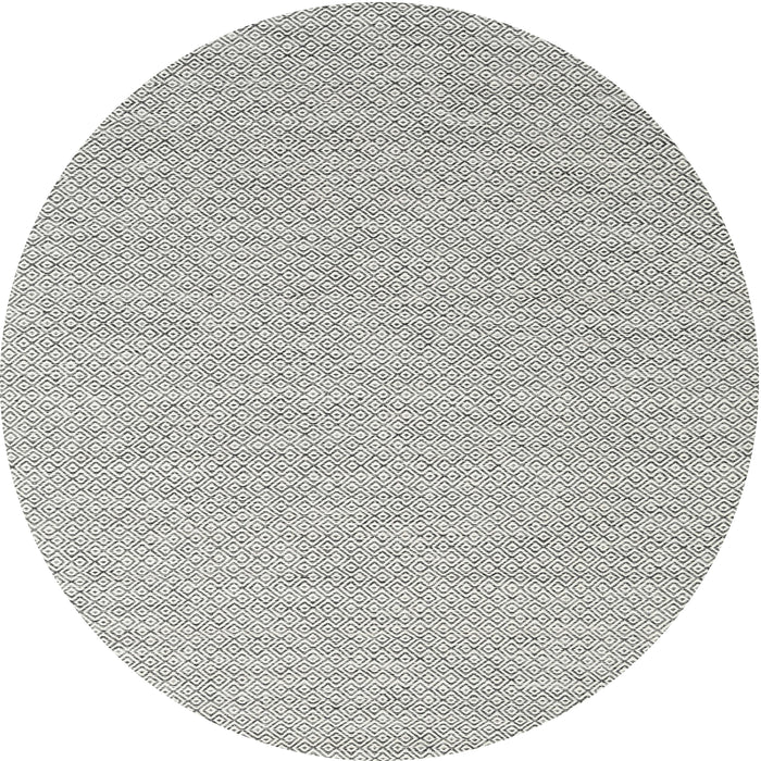 Sideview of Contemporary Platinum Gray Modern Rug, con2140