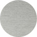 Sideview of Contemporary Platinum Gray Modern Rug, con2140