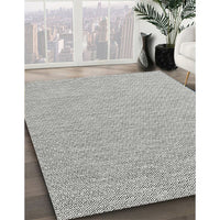 Contemporary Platinum Gray Modern Rug, con2140