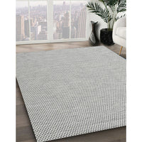 Contemporary Dark White Beige Modern Rug, con2143