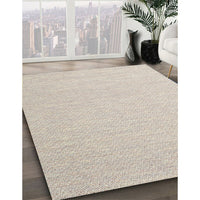 Contemporary Camel Brown Solid Rug, con2144