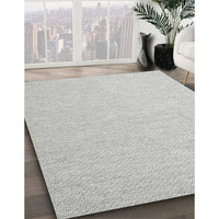 Contemporary Dark Gray Modern Rug, con2145