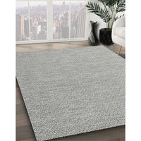 Contemporary Platinum Gray Modern Rug, con2147