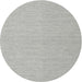 Sideview of Contemporary Platinum Gray Modern Rug, con2148