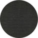 Sideview of Contemporary Charcoal Black Modern Rug, con214