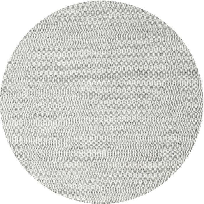 Sideview of Contemporary Dark Gray Modern Rug, con2150