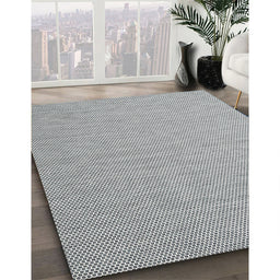 Machine Washable Contemporary Platinum Silver Gray Rug in a Family Room, wshcon2153