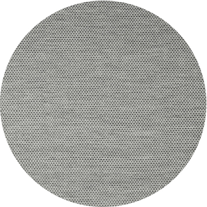 Square Machine Washable Contemporary Carbon Gray Rug, wshcon2157