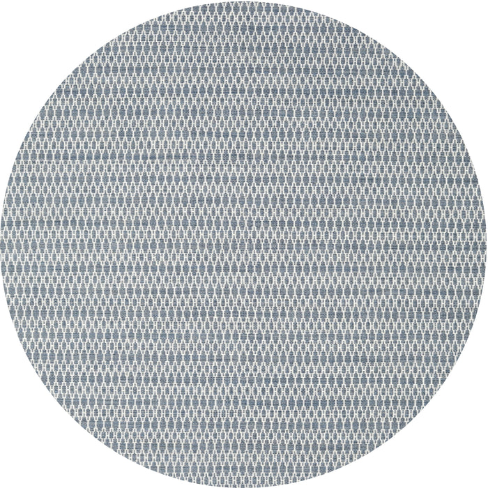 Sideview of Contemporary Light Slate Gray Modern Rug, con2159