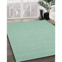 Contemporary Blue Green Modern Rug, con215