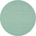 Sideview of Contemporary Blue Green Modern Rug, con215