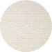 Sideview of Contemporary Desert Sand Beige Solid Rug, con2162