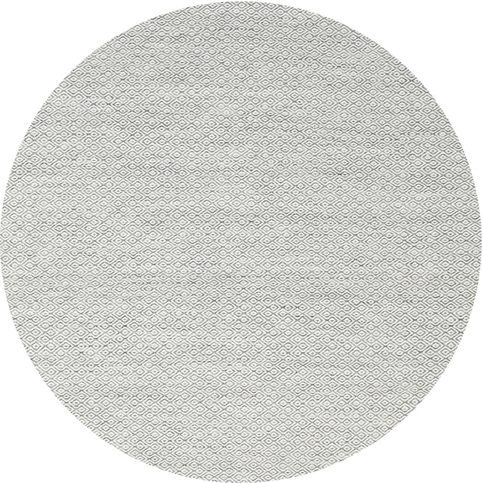 Sideview of Contemporary Dark Gray Modern Rug, con2163
