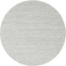 Sideview of Contemporary Dark Gray Modern Rug, con2163