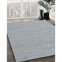 Contemporary Light Gray Modern Rug, con2168