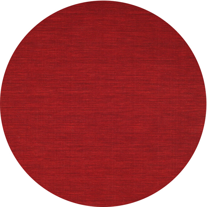Square Machine Washable Contemporary Red Rug, wshcon216