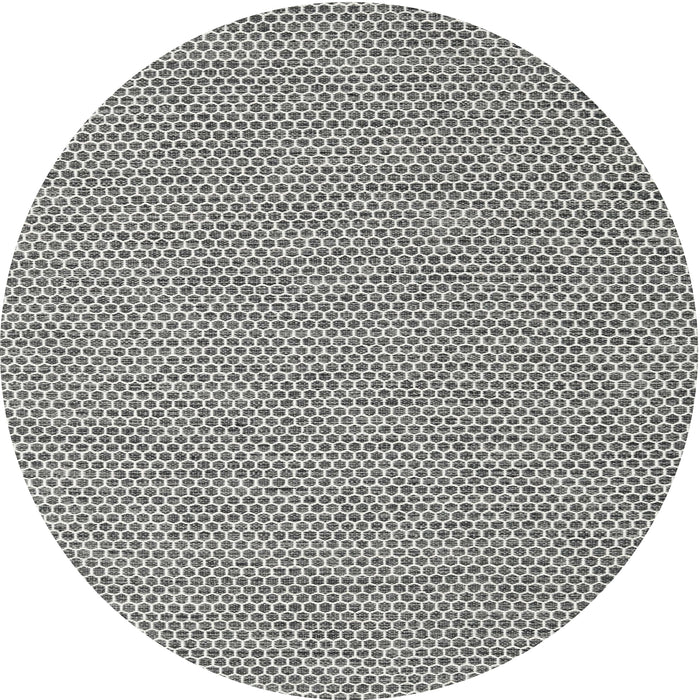 Square Machine Washable Contemporary Gray Rug, wshcon2171