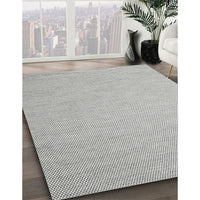 Contemporary Dark White Beige Modern Rug, con2176