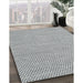 Contemporary Slate Granite Gray Modern Rug in Family Room, con2178