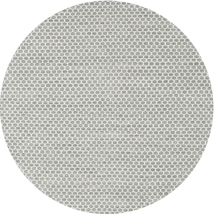 Sideview of Contemporary Gunmetal Gray Solid Rug, con2180