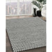 Machine Washable Contemporary Gray Rug in a Family Room, wshcon2181