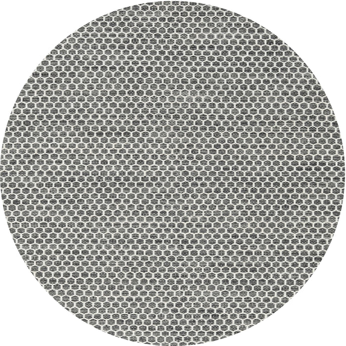 Sideview of Contemporary Gray Modern Rug, con2181