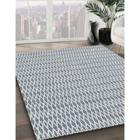 Contemporary Light Slate Gray Modern Rug, con2182