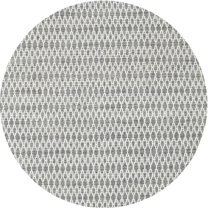 Sideview of Contemporary Gunmetal Gray Modern Rug, con2186