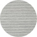 Square Machine Washable Contemporary Gunmetal Gray Rug, wshcon2186