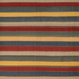 Sideview of Machine Washable Contemporary Saffron Red Rug, wshcon2190