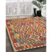 Machine Washable Contemporary Metallic Gold Rug in a Family Room, wshcon2194