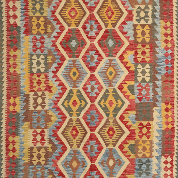 Contemporary Metallic Gold Southwestern Rug, con2194