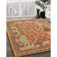 Contemporary Gold Oriental Rug, con2197